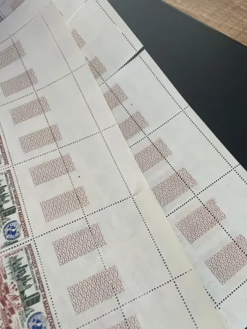 Mauritanie 1962 YT 156-158 planche admission ONU Nouakchott Palais