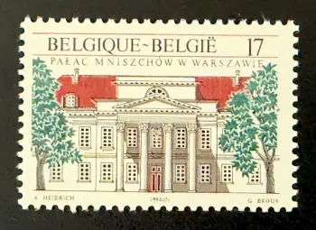 Belgium 1998 Mi. 2834 Joint Issue Mniszech Palace Warsaw Poland
