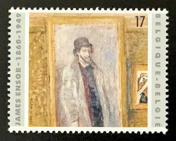 Belgique 1999 Mi. 2874 émission commune James Ensor peinture art