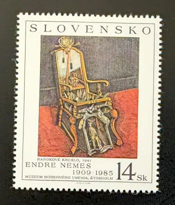 Slowakei 1996 Mi. 263 Gemeinschaftsausgabe Endre Nemes Barockmalerei