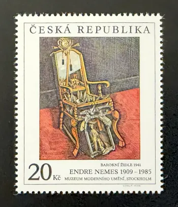 Czech Republic 1996 Mi. 125 Joint Issue Endre Nemes Baroque Painting