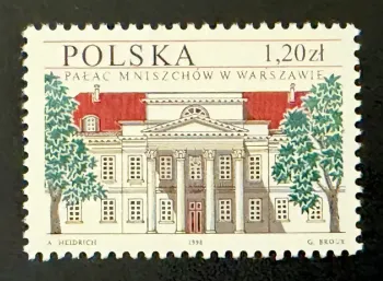 Poland 1998 Mi. 3729 joint issue Mniszech Palace Warsaw