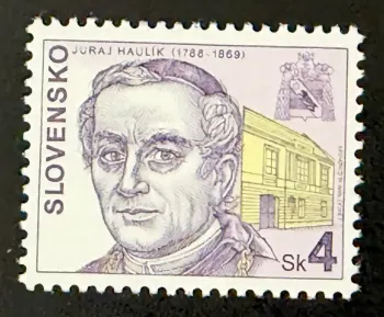 Slovaquie 1999 Mi. 331 émission commune Juraj Haulik cardinal Zagreb