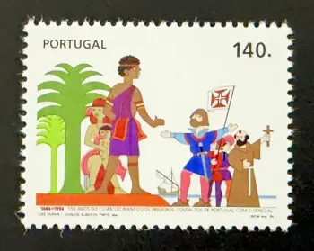 Portugal 1994 Mi. 2056 Gemeinschaftsausgabe Senegal historische Kontakte