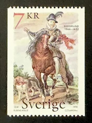 Suède 1998 Mi. 2081 émission commune Sigismund Rubens Slania cheval