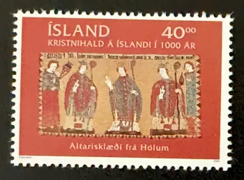 Islande 2000 Mi. 941 émission commune christianisme millénaire Hólar