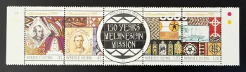 Île Norfolk 1999 Mi. 709-713 émission commune Noël Mission mélanésie