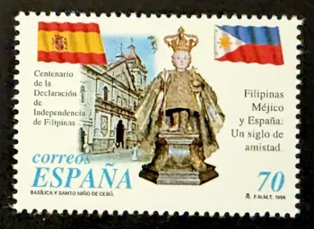Espagne 1998 Mi. 3391 émission commune Santo Niño Cebu Philippines