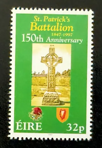 Ireland 1997 Mi. 1025 Joint Issue St Patrick's Battalion Celtic Cross