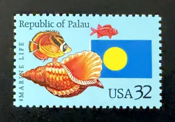 USA 1995 Mi. 2643 Gemeinschaftsausgabe Palau Meereslebewesen Fisch