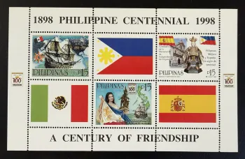 Philippinen 1998 Mi. Bl. 122 Gemeinschaftsausgabe 100 Jahre Unabhängigkeit