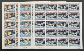 Mauretanien 1966 YT PA 51-53 Weltraum Gemini Voskhod Astronauten