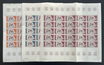 Mauritanie 1972 YT PA 123-125 planche Jeux Olympiques Munich sport