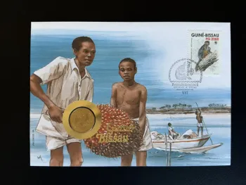 Guinea-Bissau 1992 FDC Numismatik WWF Primat Philswiss 94