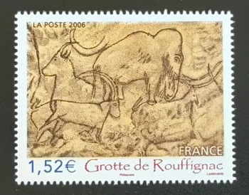 France 2026 Grotte de Rouffignac peinture rupestre mammouth cheval Philaposte