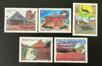 Burkina Faso 2008 Mi. 1908-1912 Campements chasse safari faune sauvage