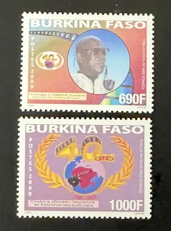 Burkina Faso 2009 Mi. 1921-1922 FESPACO 40 ans cinéma africain Sembène