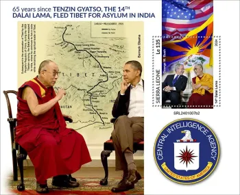 Sierra Leone 2024 Mi. Bl. 3205 bloc Dalaï-Lama Tibet Potala