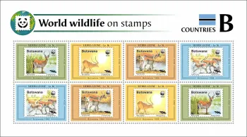 Sierra Leone 2024 Mi. 18914-18917 feuillet de 8 faune du monde pays B WWF